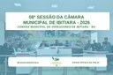 8ª SESSÃO DA CÂMARA MUNICIPAL DE IBITIARA - 2026