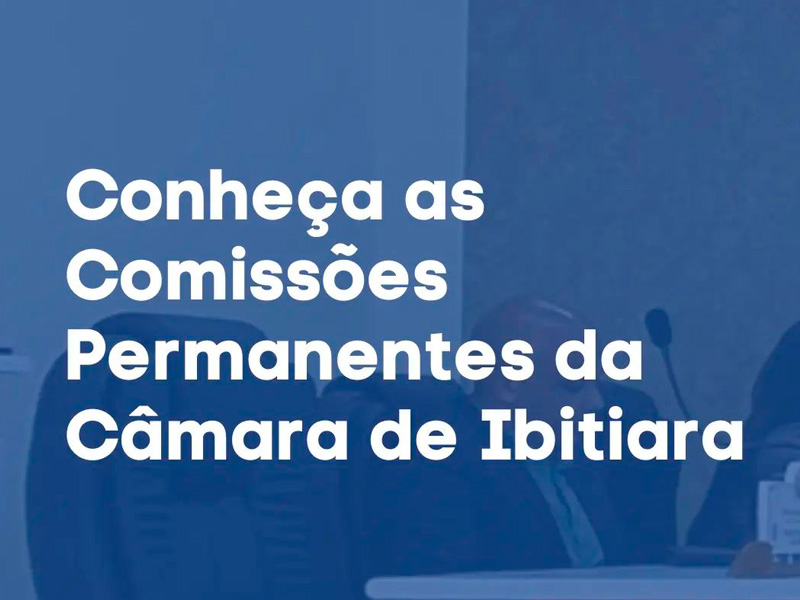 O QUE SÃO COMISSÕES PERMANENTES? ENTENDA !